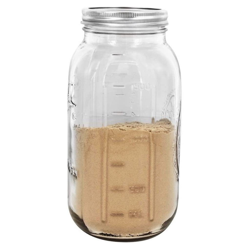 Ball Wide Mouth 64 oz half gallon mason Jars with Lids and Bands 6