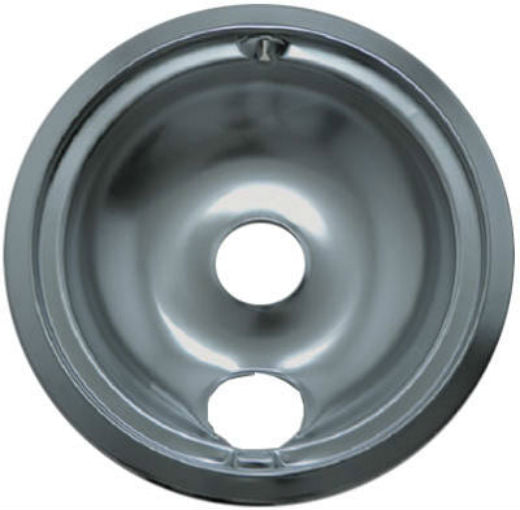Range Kleen® 120A Heavy-Duty Drip Pan, "B" Series, 8", Chrome