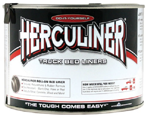 Herculiner HCL1B7 Protective Coating Brush On Bed Liner, Qt