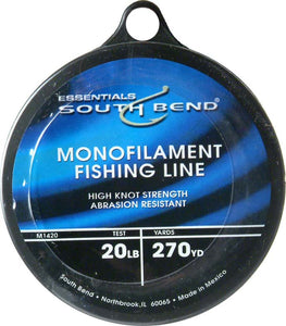 South Bend® M1420 Monofilament Fishing Line, 20 Lbs Test, Clear, 270 YD