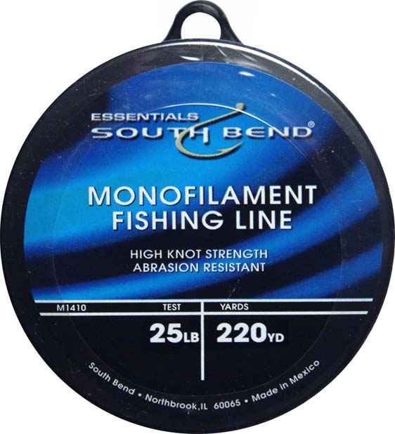 South Bend® M1425 Monofilament Fishing Line, 25 Lbs Test, Clear, 220 Y –  Toolbox Supply