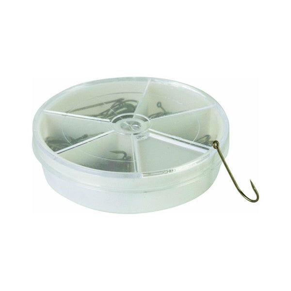 South Bend® 1003 Snelled Bait Hook Assortment, Brass, 120-Piece