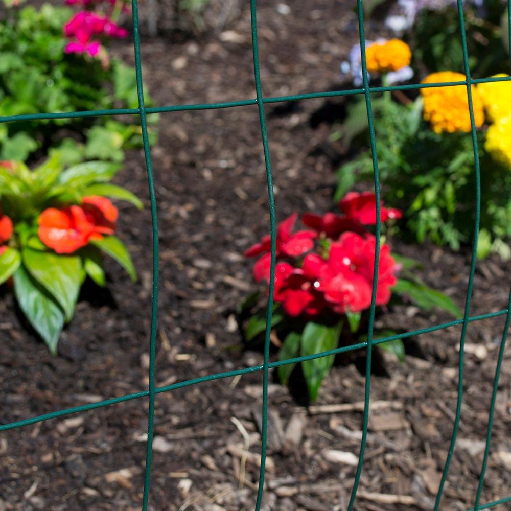 YardGard® 308351B Green Vinyl Coated Welded Wire Fence, 16-Gauge, 36" x 50'