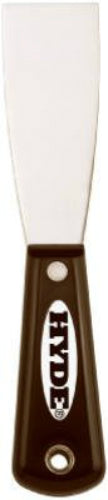 Hyde® 02150 Stiff Black & Silver Putty Knife, 1-1/2"
