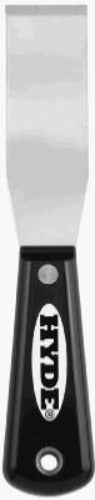 Hyde® 02200 Stiff Black & Silver® Chisel Putty Knife, 1-5/16"