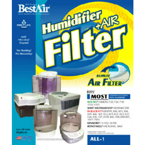 BestAir ALL-1 Universal Extended Life Humidifer Filter for Duracraft Humidifers