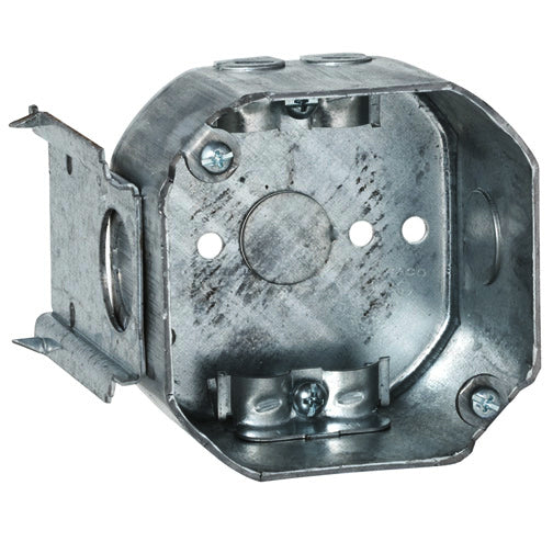 RACO® 176 Octagon Box with Nonmetallic Sheathed Clamp, 4" x 2-1/8" Deep
