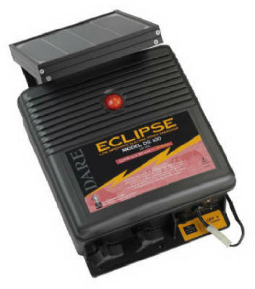 Dare DS-100 Eclipse Series Solar Energize Fence, 12V, 0.25 Joule Output