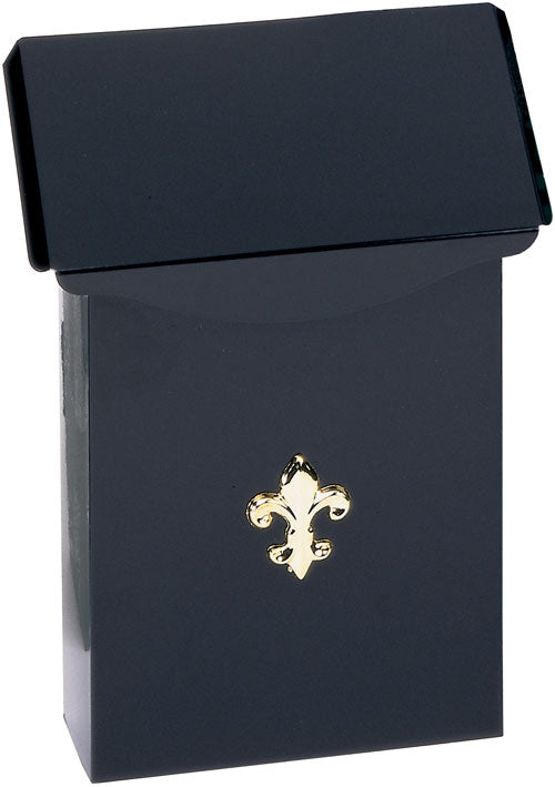 Gibraltar BW110000 Galvanized Steel Wall Mount Mailbox, Small, Black