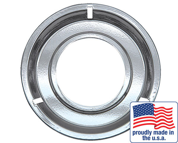 Range Kleen® RGP300 Heavy Duty Drip Pan, "G" Series, Large, Chorme Plated