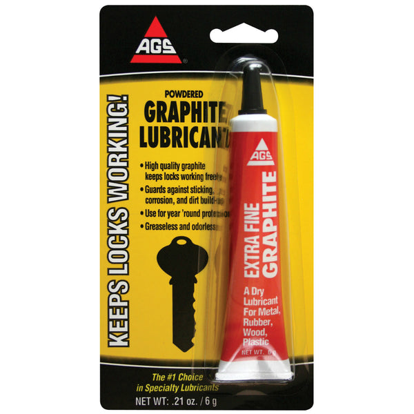 Ags MZ-2H Extra Fine Graphite Powdered Lubricant, 0.21 Oz