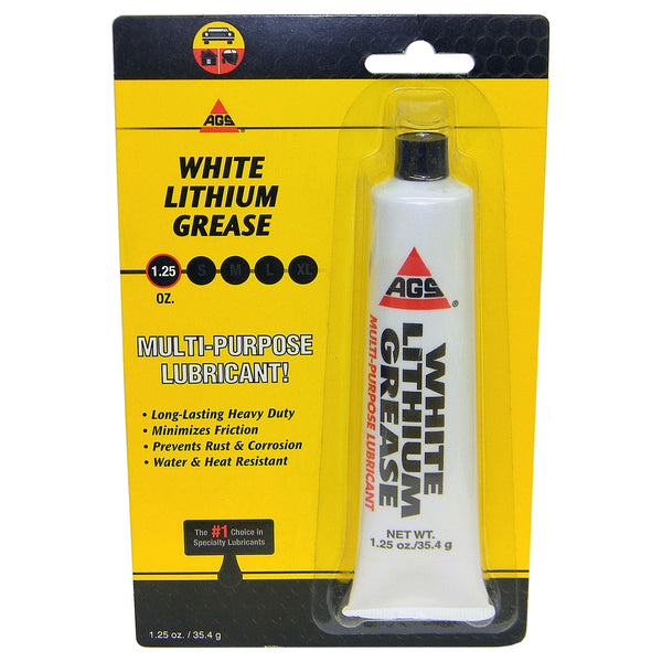 Ags® WL-1H LITH-EASE® Multi-Purpose White Lithium Grease, 1.25 Oz