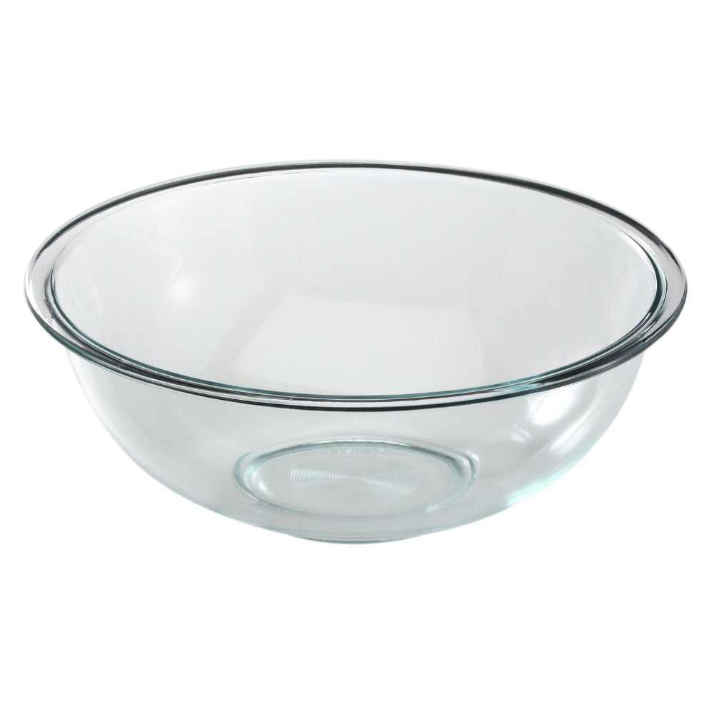 Pyrex 6001043 Smart Essentials® Glass Mixing Bowl, Clear, 4 Qt