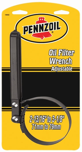 Custom Accessories 19402 Pennzoil® Small Strap Adjustable Oil Filter Wrench