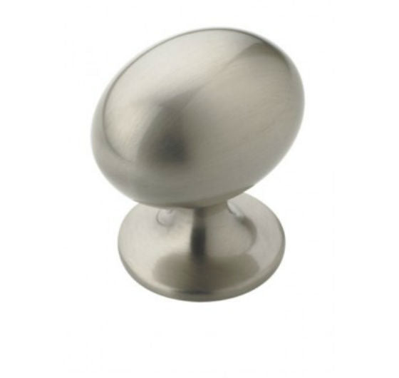 Amerock BP53018G10 Allison Oval Knob, 1-1/4", Satin Nickel