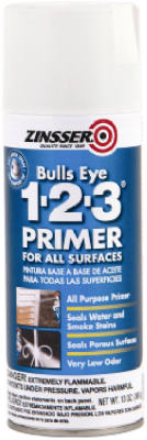 Zinsser 02008 Bulls Eye 123 Oil-Based Primer and Sealer, White, 13 Oz