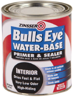 Zinsser 02244 Bulls Eye Water Based Interior Primer & Sealer, 1 Qt