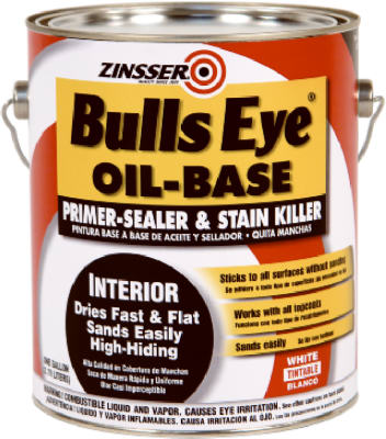 Zinsser 03541 Bulls Eye Oil-Base Primer-Sealer & Stain Blocker, 1-Gallon