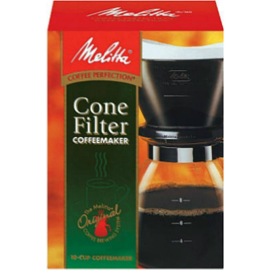 Melitta® 640616 Gourmet Pour-Over Coffeemaker, 10-Cup