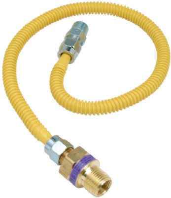 BrassCraft CSSL47E-36-P Safety Plus Gas Connector