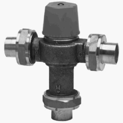 Watts® 1170-UT-M2-1 Thermostatic Mixing Valve, 1"