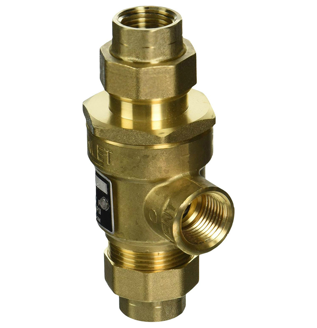 Watts 9D-M3-1/2 Dual Check Backflow Preventer, 1/2"