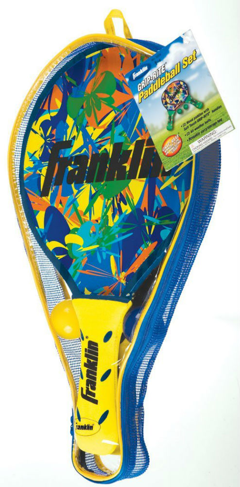 Franklin 3323S1/01 Grip-Rite Paddleball Set, Assorted Colors