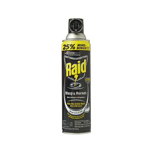 Raid® 51367 Wasp & Hornet Spray, Aerosol, 17.5 Oz