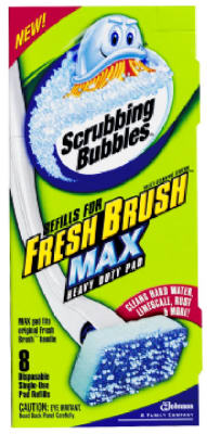 Scrubbing Bubbles® 71103 New Fresh Max Refill, 8-Count