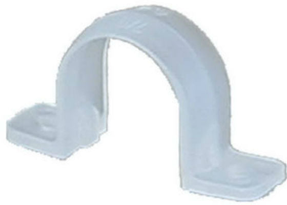 Genova 52115 Plastic Tube Strap 2 Hole, 1/2", 25-Pack