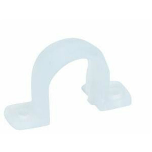 Genova 52117 Plastic Tube Strap, 3/4", 2 Hole, 25-Pack