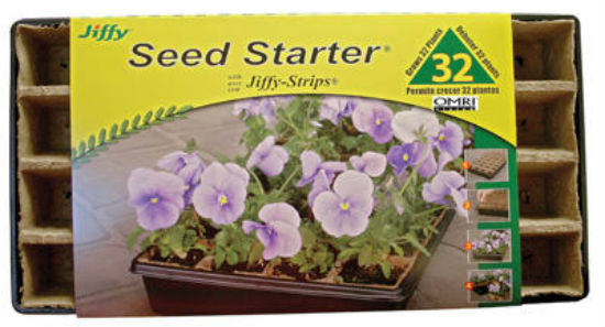 Jiffy® TS32 Seed Starter Strips N Trays for 32 Plants