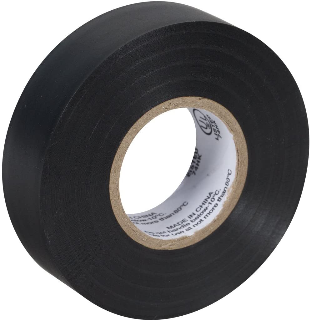 Duck 1219-60 Economy Electrical Tape, 3/4" x 60', Vinyl