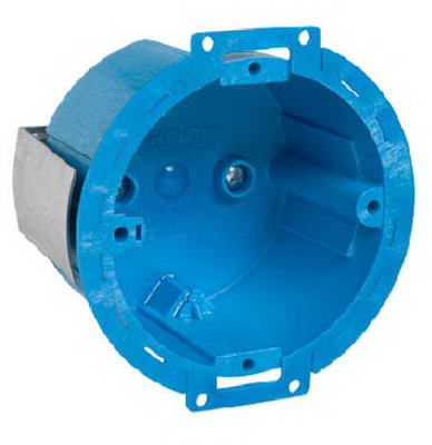 Carlon BH614R Super Blue Round Ceiling Box 3", 14 CUIN Capacity