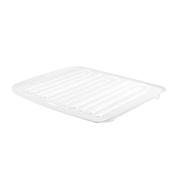 Rubbermaid 1180-MA-CLR Dish Drainer Tray, 14.3 Inch x 15.3 Inch, Plastic, Clear