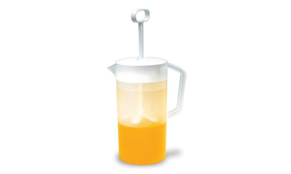 Rubbermaid 3064-09-WHT Plastic Mixing Pitcher, White, 2 Qt