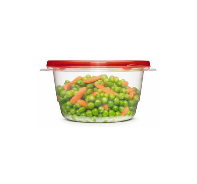 Rubbermaid Storage Bowls, 3.2 Cup, Red,(Pack of 4