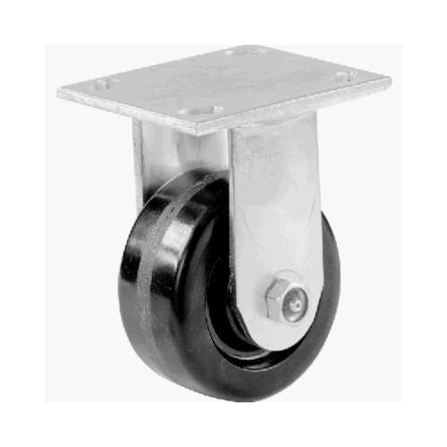 Shepherd Hardware 9775 Phenolic Wheel Rigid Plate Caster, 6"