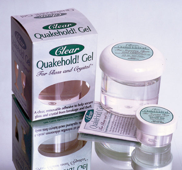 Quakehold! 22111 Removable Clear Gel for Glass & Crystal, 4 Oz