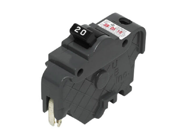 Connecticut Electric VPKUBIF20N Single Pole Circuit Breaker, Type NA, 20A, 120V