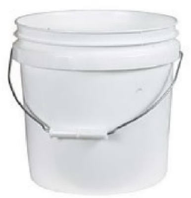 Leaktite 1GL Plastic Paint Pail/Container, White, 1-Gallon