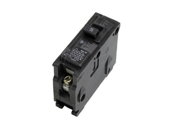 Connecticut Electric VPKICBQ120 Single Pole Interchangeable Circuit Breaker, 20A