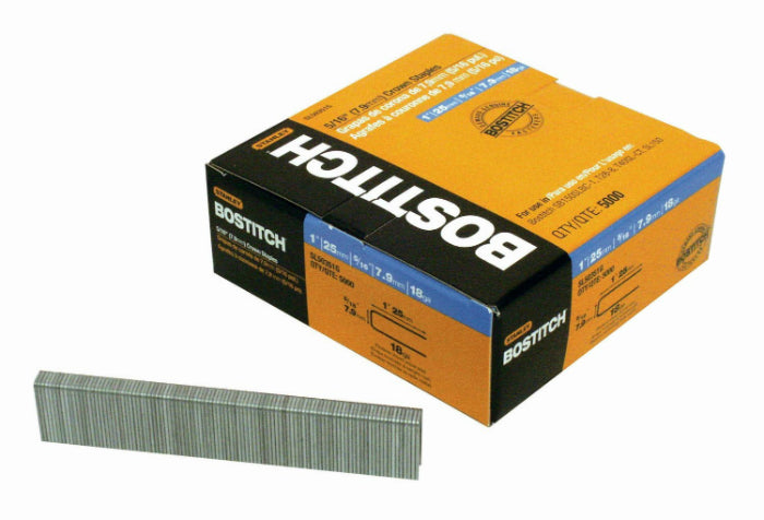 Bostitch® SL50351G Cap Staples, 1" Leg, 5000-Count