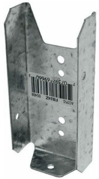 Simpson Strong-Tie FB24Z Fence Bracket Z-Max, 2" x 4"