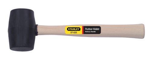 Stanley 57-522 Rubber Mallet Hardwood Handle, 18 Oz