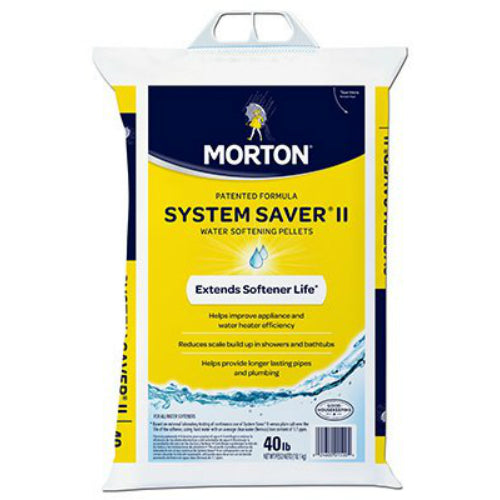 Morton Salt F125000000G Clean & Protect Water Softening Pellet, 40 Lbs