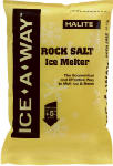 Ice-A-Way 49100 Standard De-Icing Rock Salt 50 Lb.