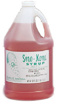 "Sno-Kone" Cherry Corn Syrup 1 Gal.
