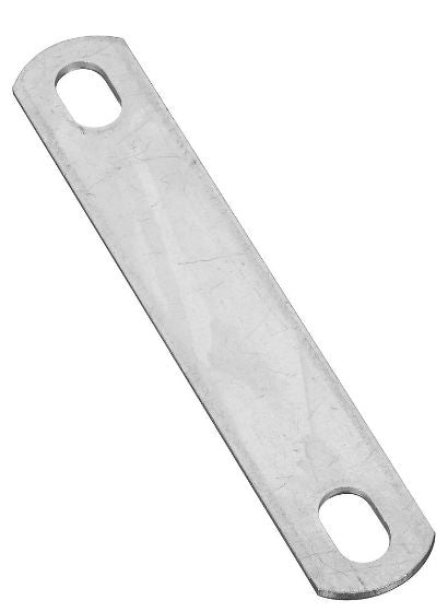 National Hardware® N222-349 Square U-Bolt Plate, 3/8" x 4", Zinc Plated