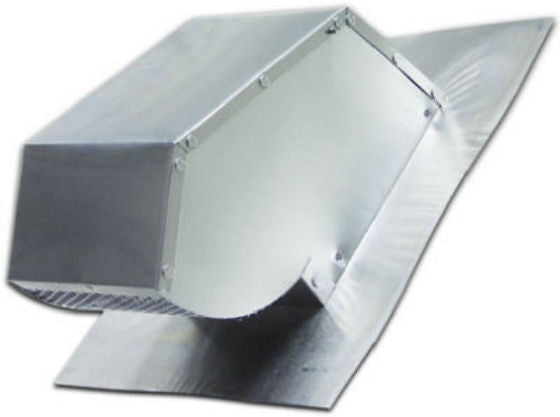 Lambro 109R Round Aluminum Roof Cap w/ Damper & Screen, Fits 4" Dia. Duct